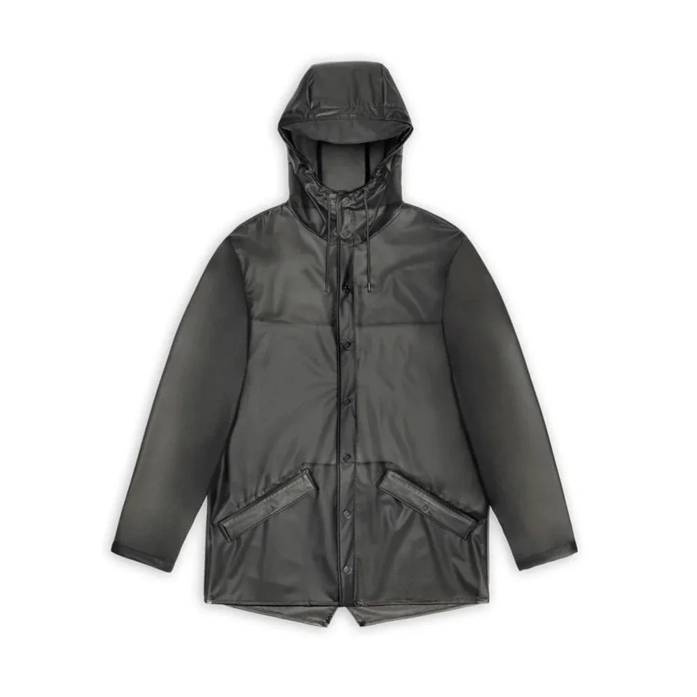 RAINS NEW Unisex Rain 12010 Jacket‎ in Mist Size XL MSRP $110. - Picture 2 of 7